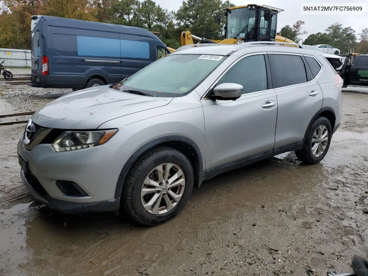 5N1AT2MV7FC756909 2015 Nissan Rogue S