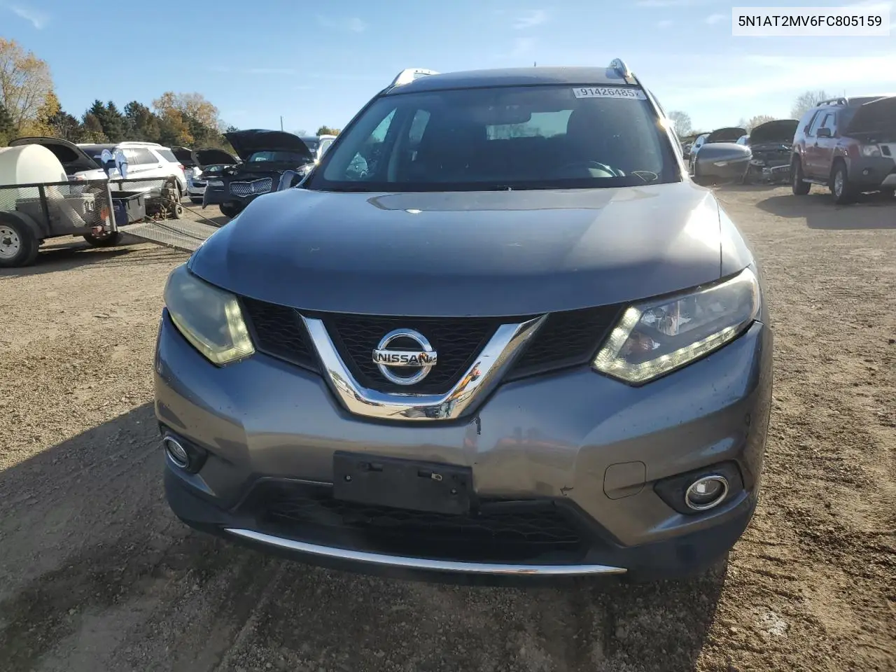 5N1AT2MV6FC805159 2015 Nissan Rogue Sl
