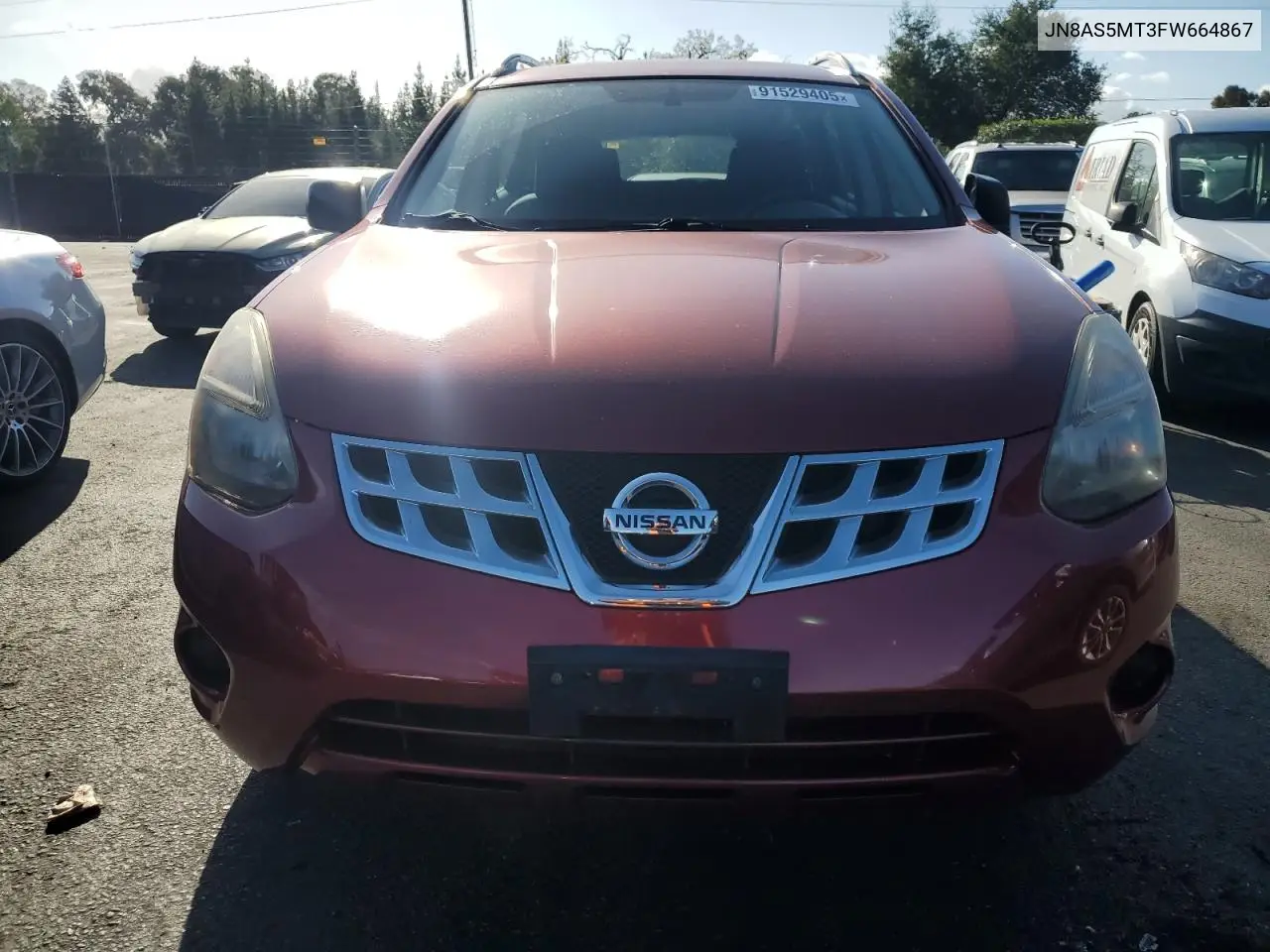 JN8AS5MT3FW664867 2015 Nissan Rogue Select S