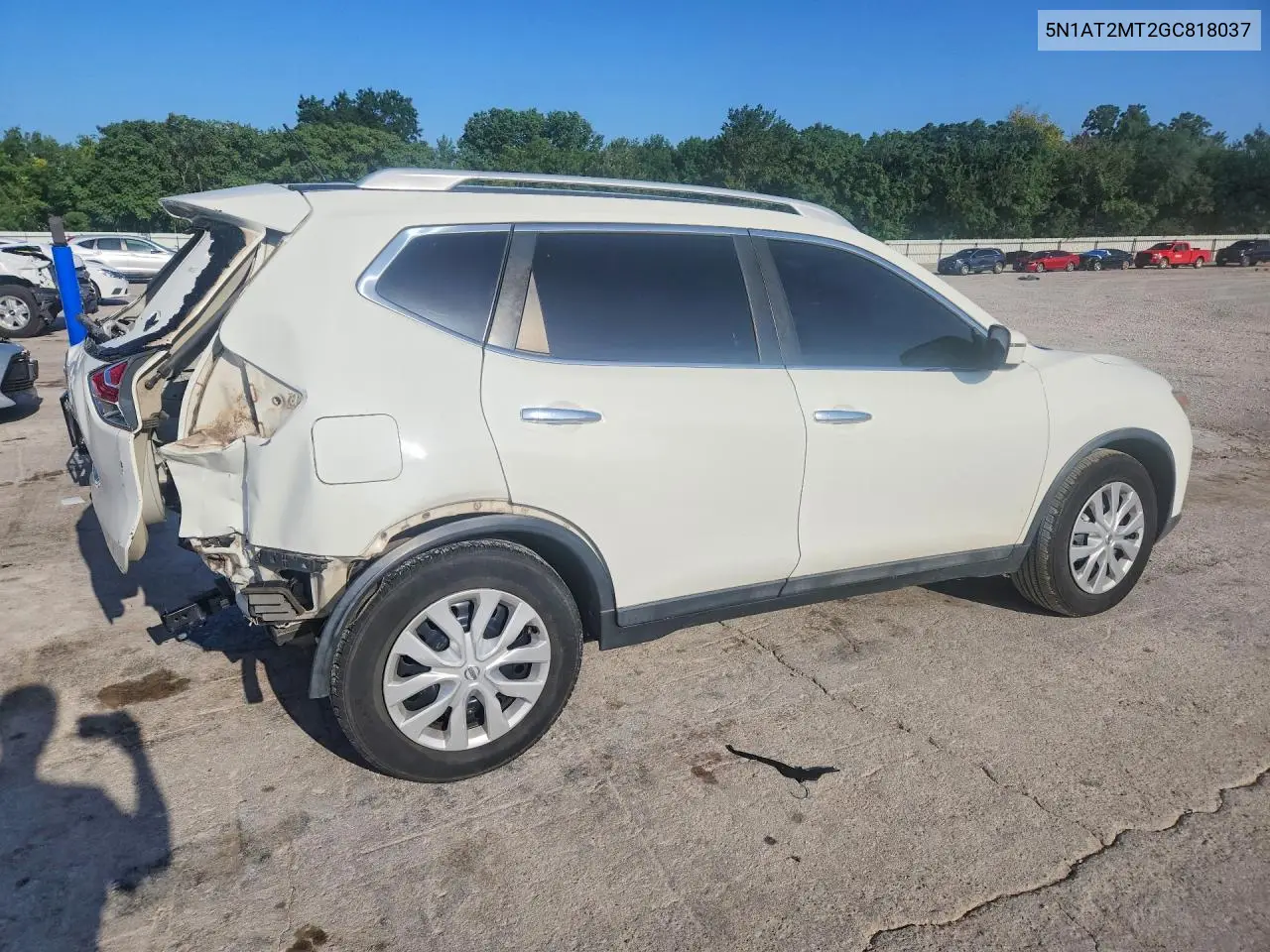 2016 Nissan Rogue S VIN: 5N1AT2MT2GC818037 Lot: 61188616