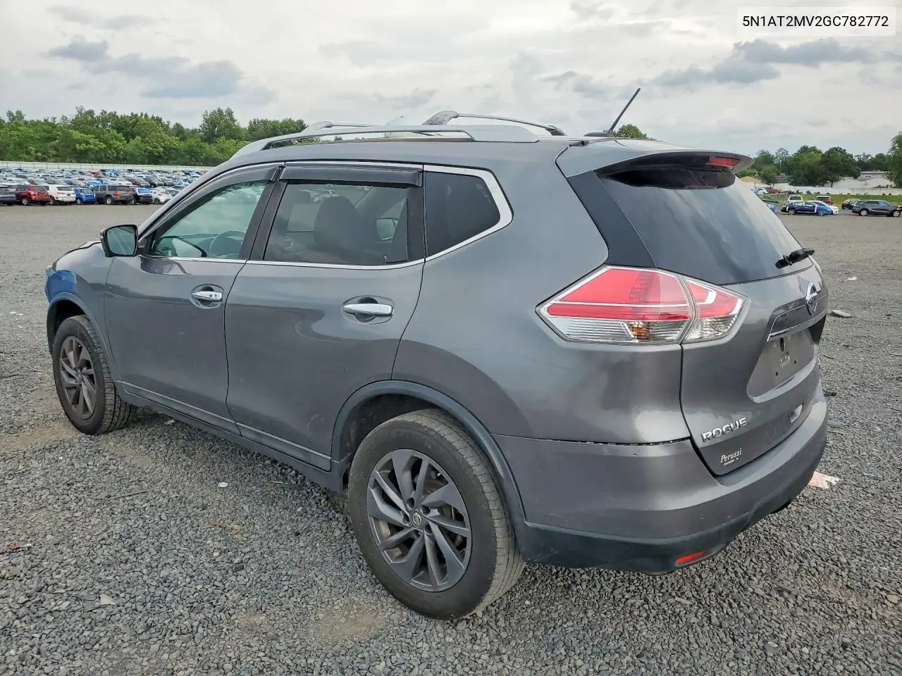 2016 Nissan Rogue Sl VIN: 5N1AT2MV2GC782772 Lot: 61393736