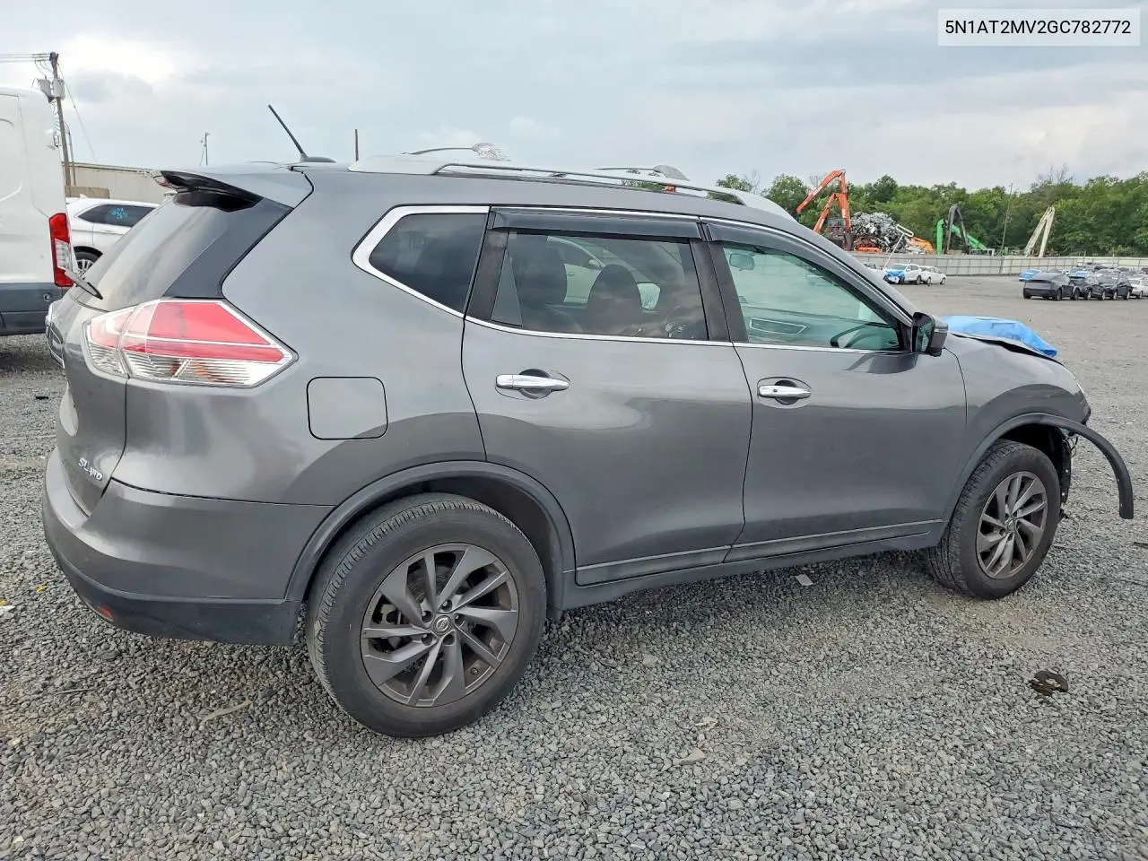 2016 Nissan Rogue Sl VIN: 5N1AT2MV2GC782772 Lot: 61393736