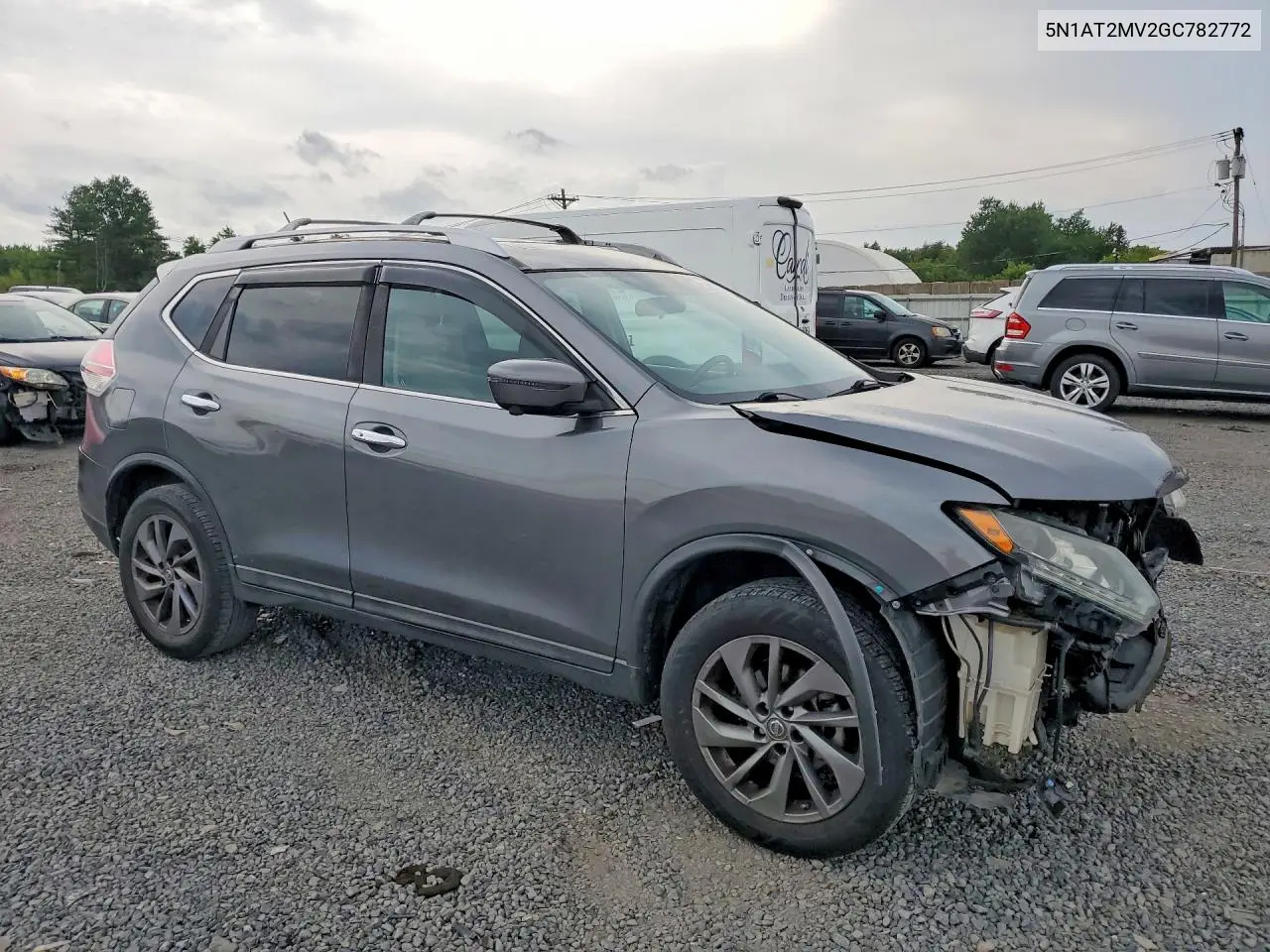 2016 Nissan Rogue Sl VIN: 5N1AT2MV2GC782772 Lot: 61393736