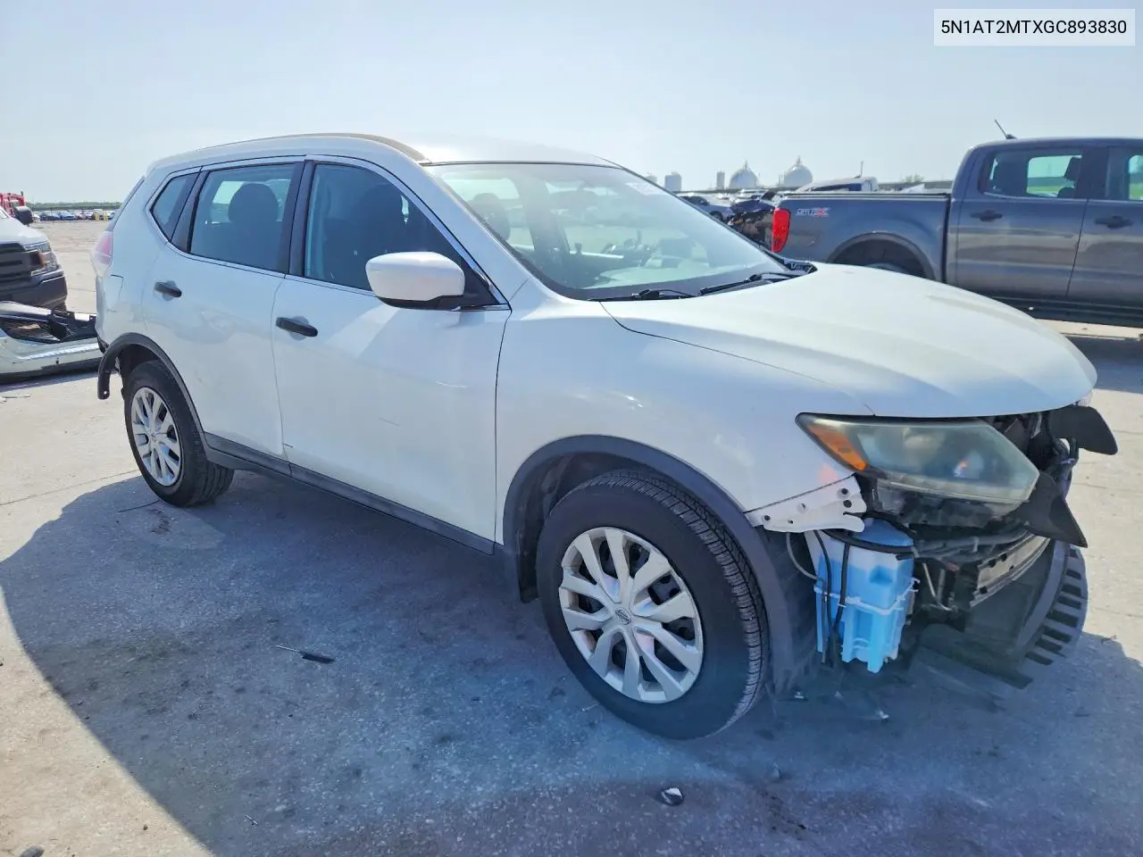 2016 Nissan Rogue S VIN: 5N1AT2MTXGC893830 Lot: 61571796