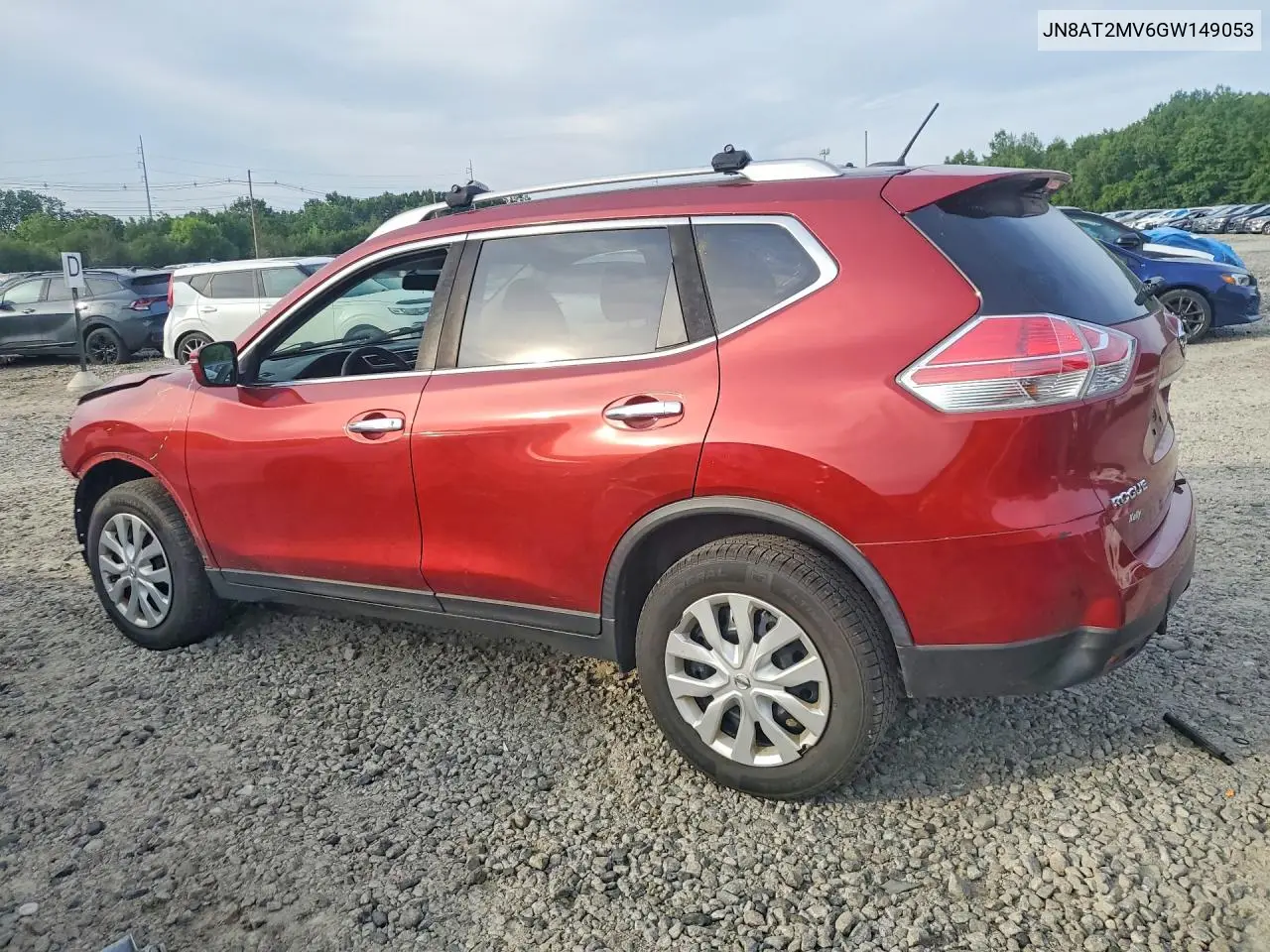 2016 Nissan Rogue S VIN: JN8AT2MV6GW149053 Lot: 61773216