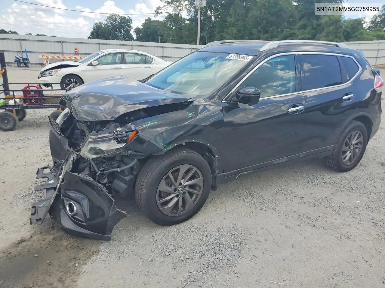 5N1AT2MV5GC759955 2016 Nissan Rogue Sl