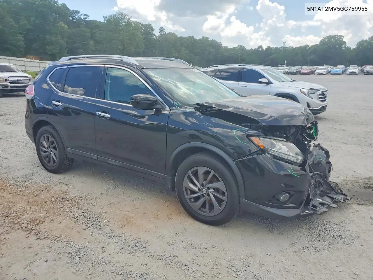 5N1AT2MV5GC759955 2016 Nissan Rogue Sl
