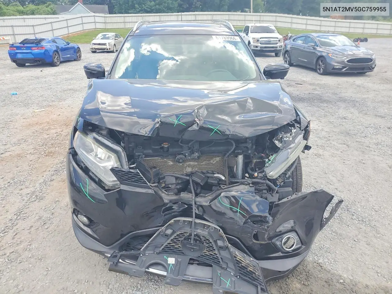 5N1AT2MV5GC759955 2016 Nissan Rogue Sl