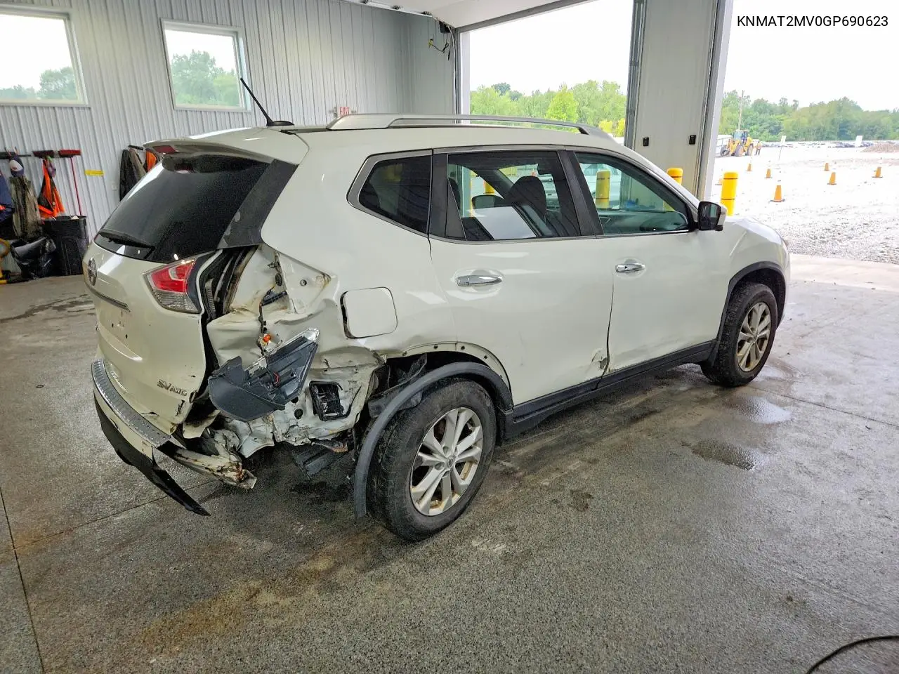 2016 Nissan Rogue VIN: KNMAT2MV0GP690623 Lot: 61919826