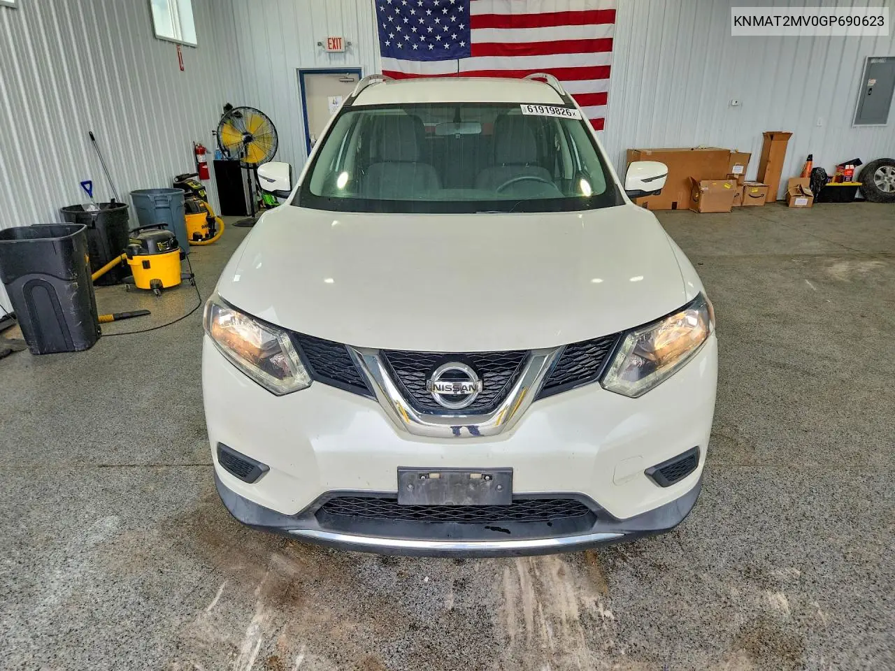 2016 Nissan Rogue VIN: KNMAT2MV0GP690623 Lot: 61919826