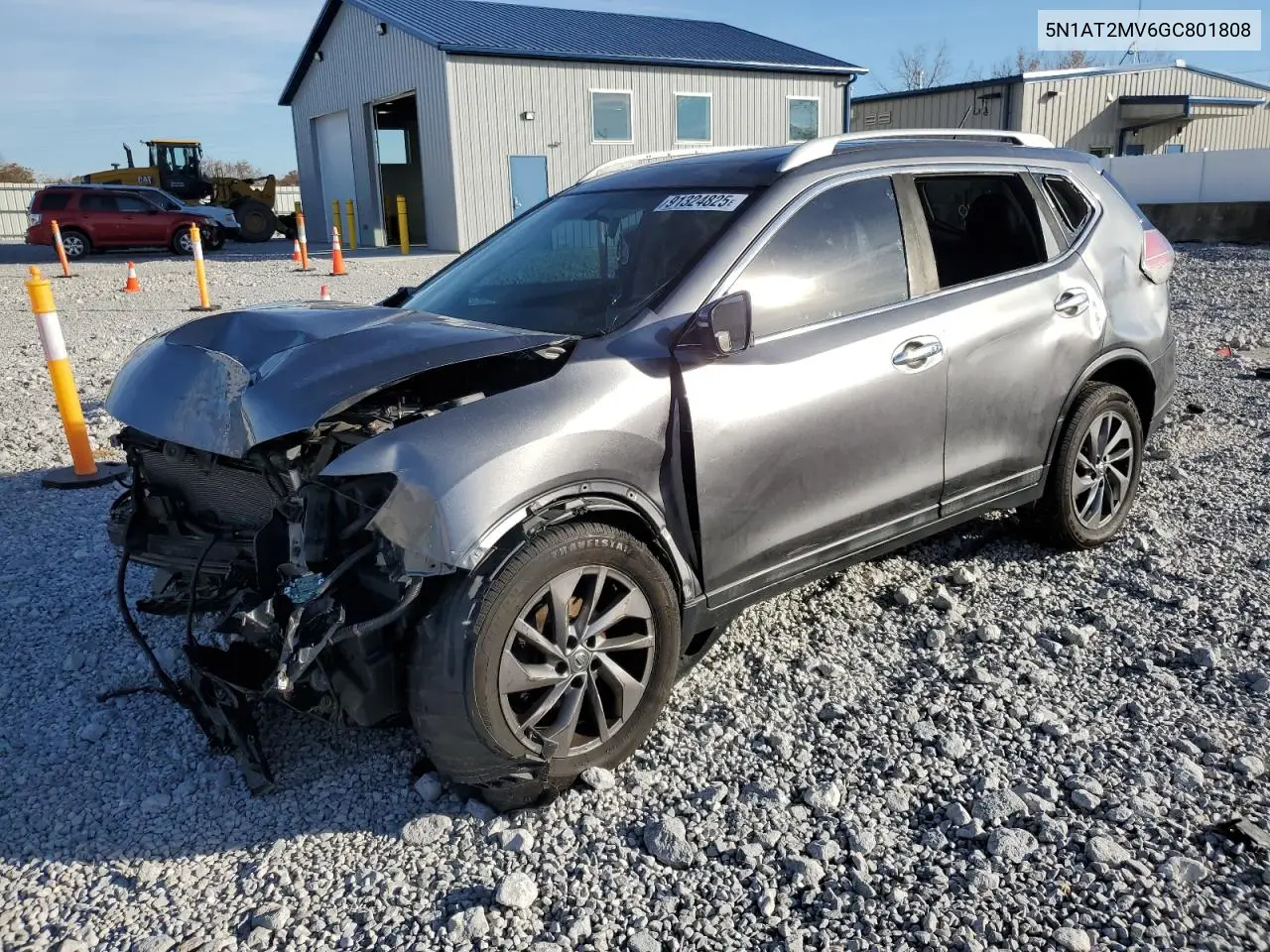 5N1AT2MV6GC801808 2016 Nissan Rogue Sl