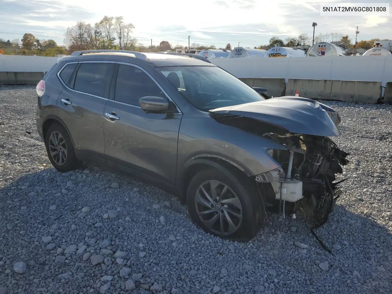 5N1AT2MV6GC801808 2016 Nissan Rogue Sl