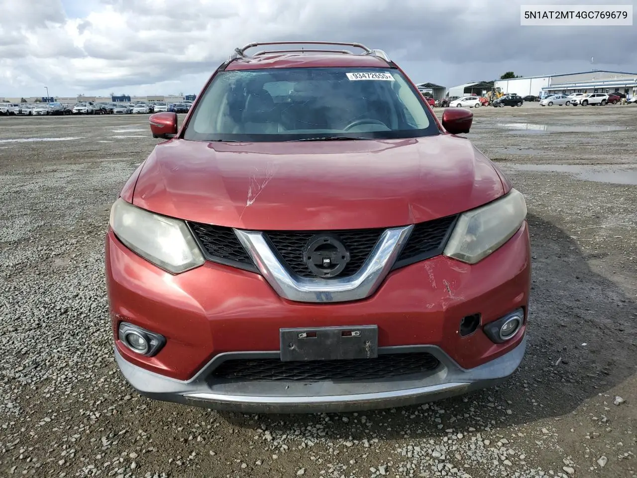 5N1AT2MT4GC769679 2016 Nissan Rogue S