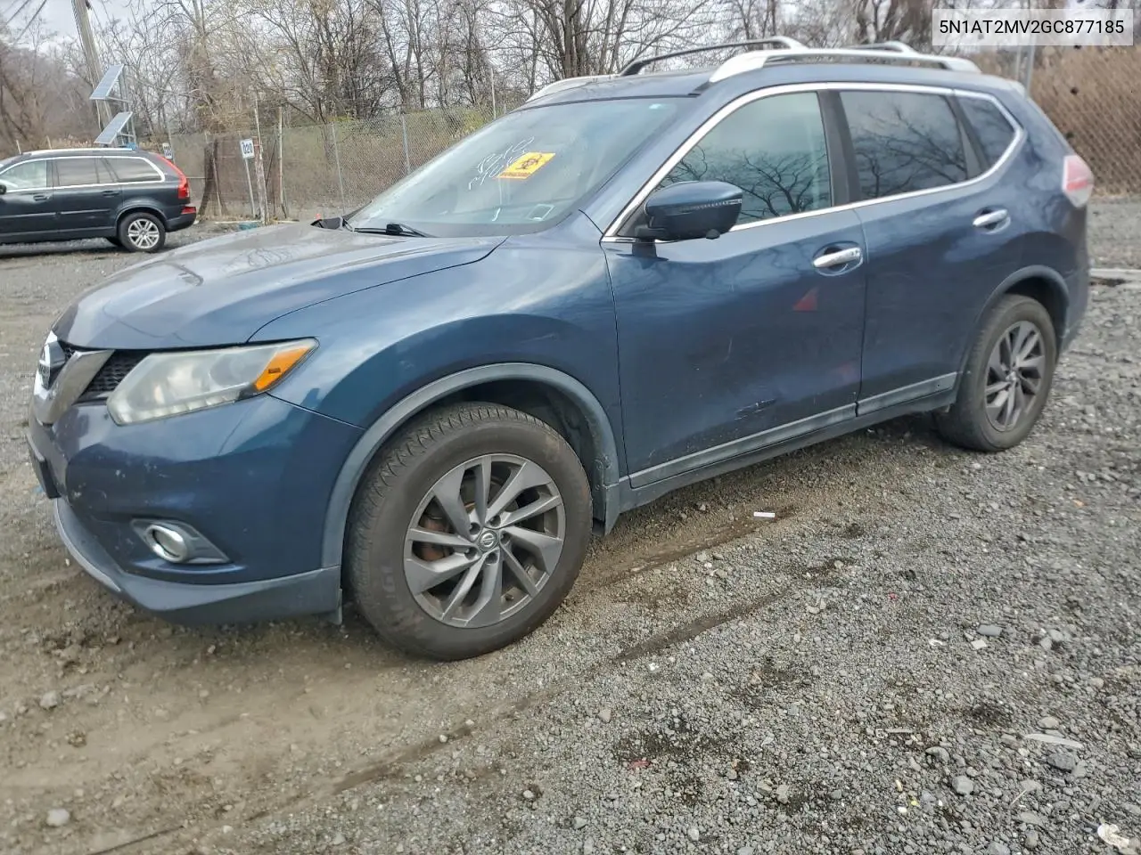 5N1AT2MV2GC877185 2016 Nissan Rogue S