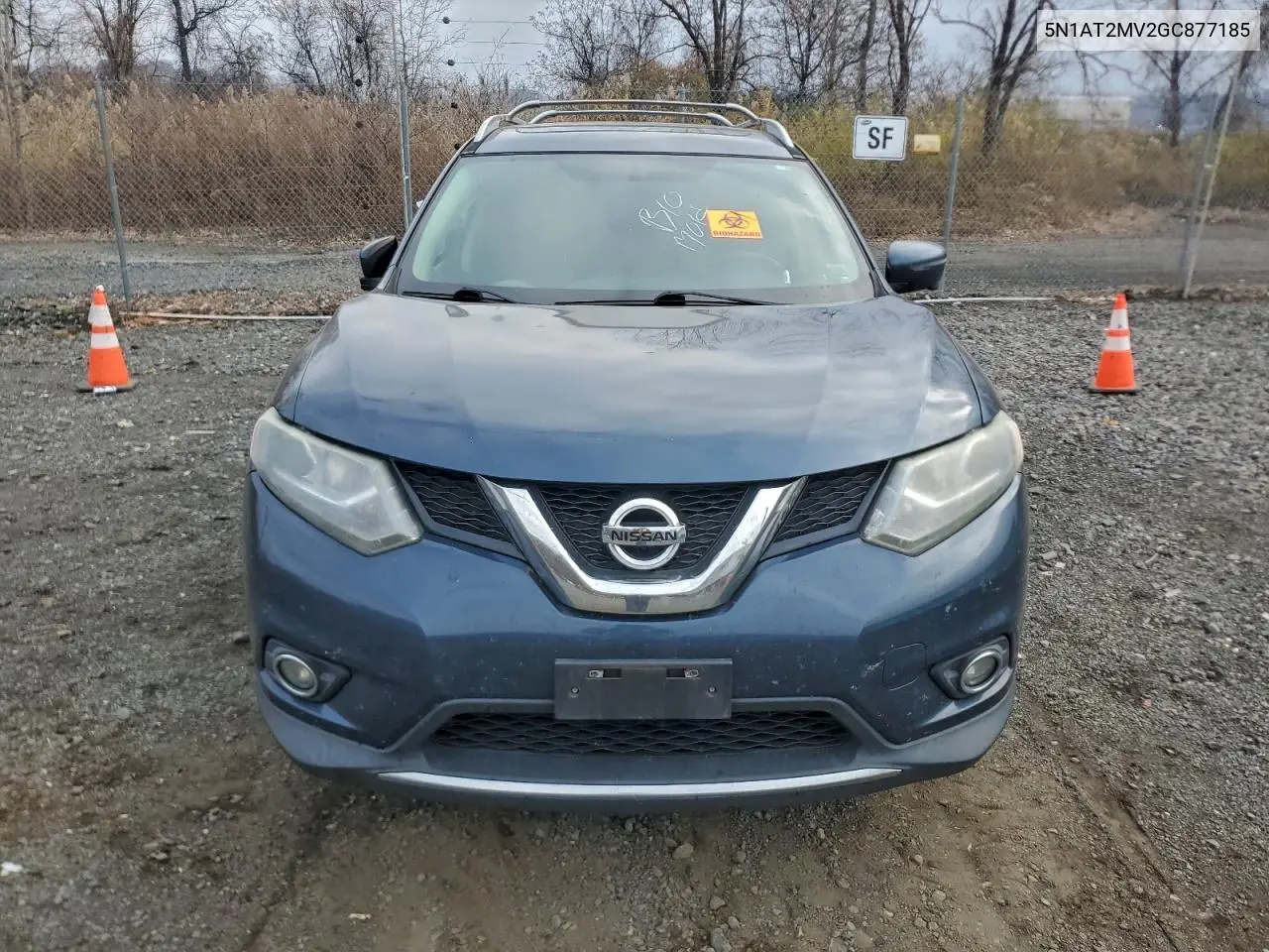 5N1AT2MV2GC877185 2016 Nissan Rogue S