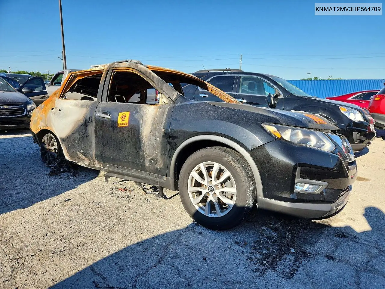 2017 Nissan Rogue Sv VIN: KNMAT2MV3HP564709 Lot: 58292656