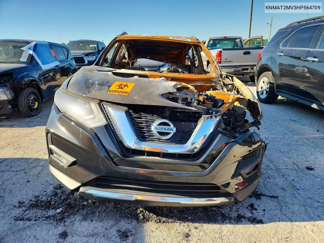 2017 Nissan Rogue Sv VIN: KNMAT2MV3HP564709 Lot: 58292656
