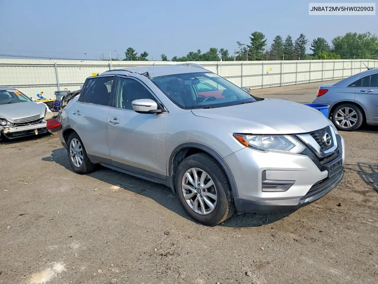 2017 Nissan Rogue Sv VIN: JN8AT2MV5HW020903 Lot: 61159836