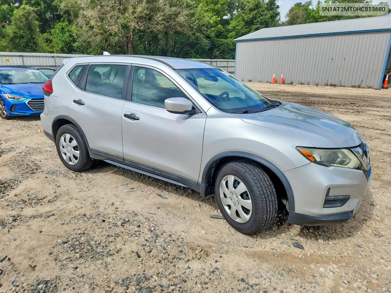 2017 Nissan Rogue S VIN: 5N1AT2MT0HC813680 Lot: 61548396