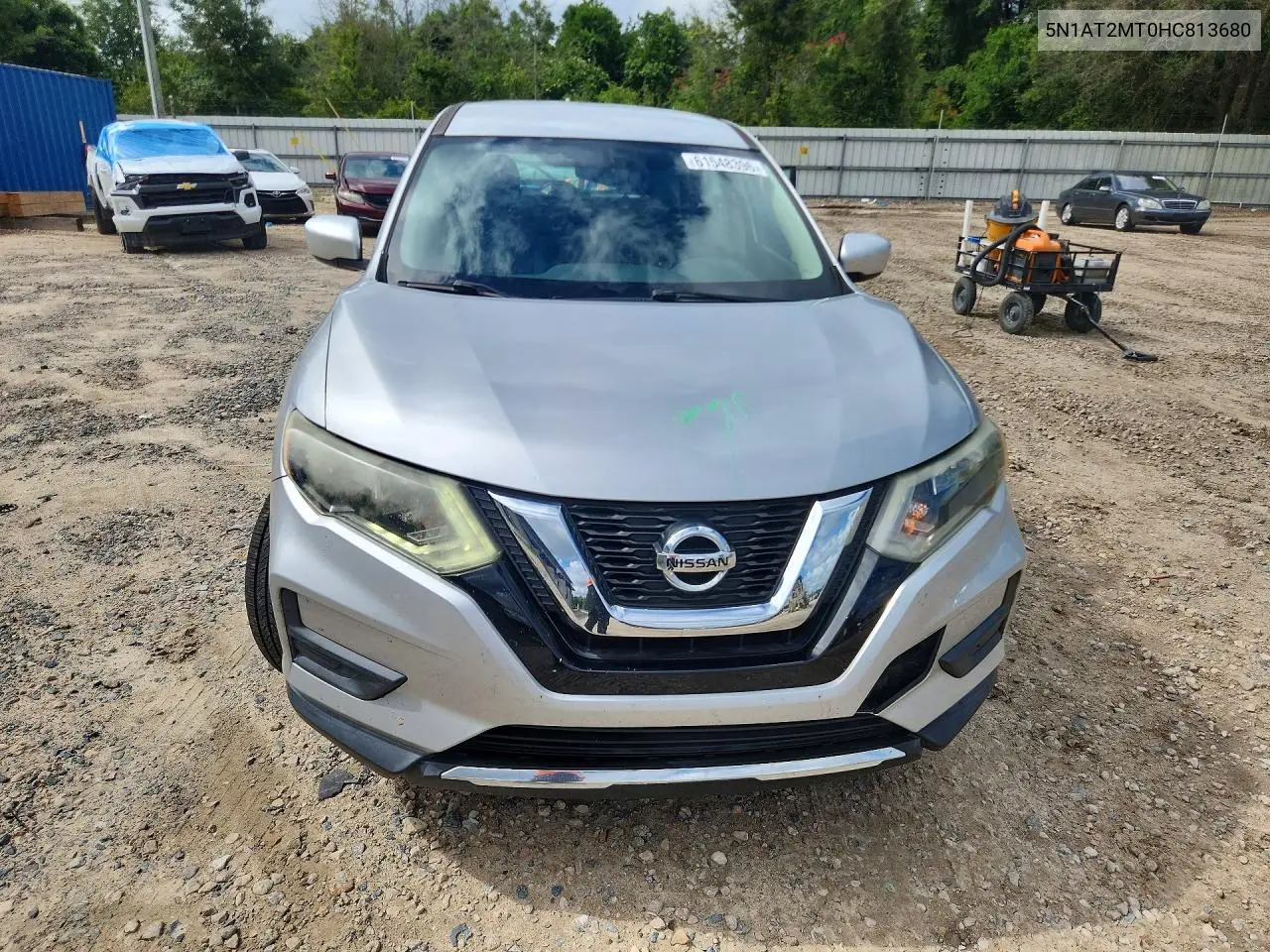 2017 Nissan Rogue S VIN: 5N1AT2MT0HC813680 Lot: 61548396