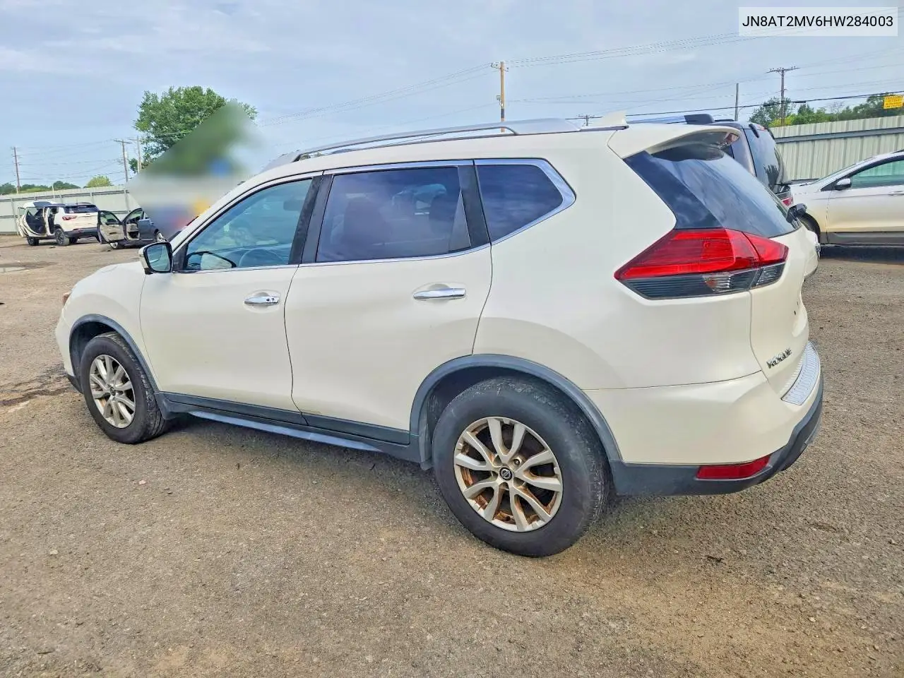 2017 Nissan Rogue Sv VIN: JN8AT2MV6HW284003 Lot: 61743526