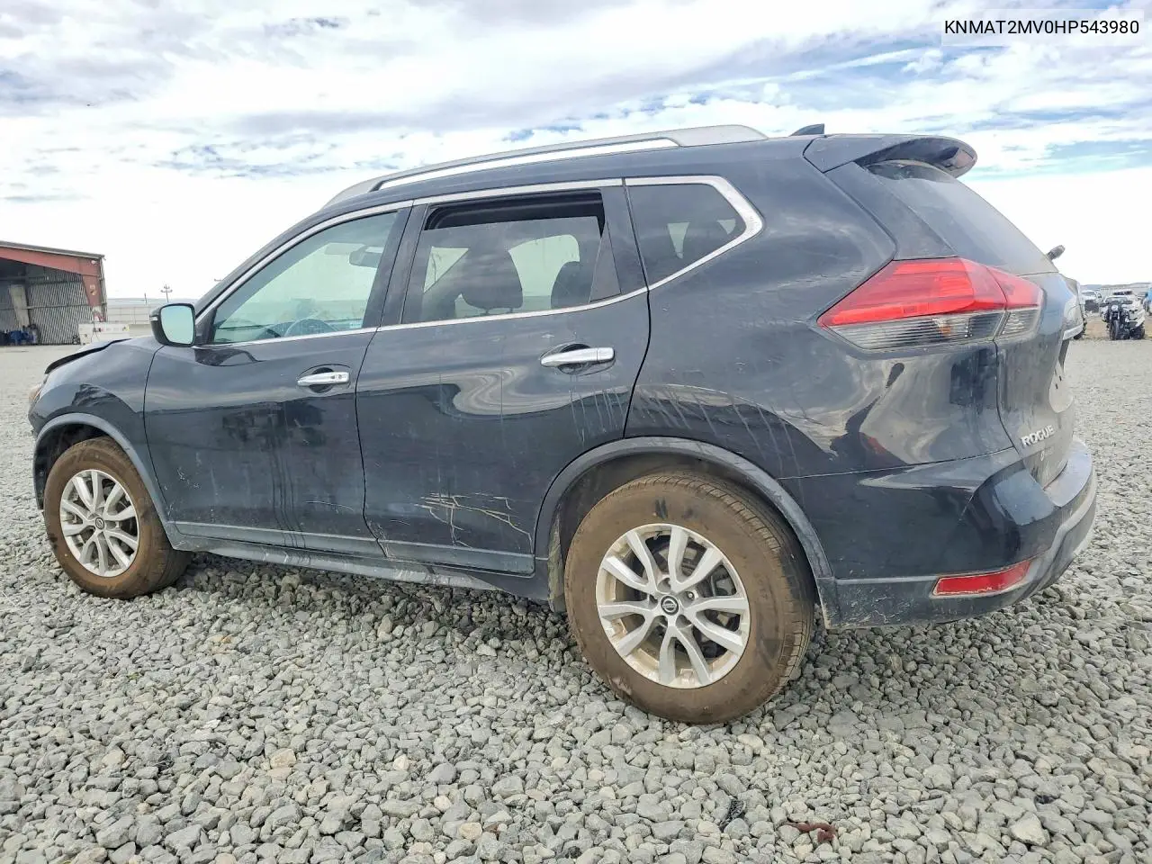 2017 Nissan Rogue Sv VIN: KNMAT2MV0HP543980 Lot: 61793506