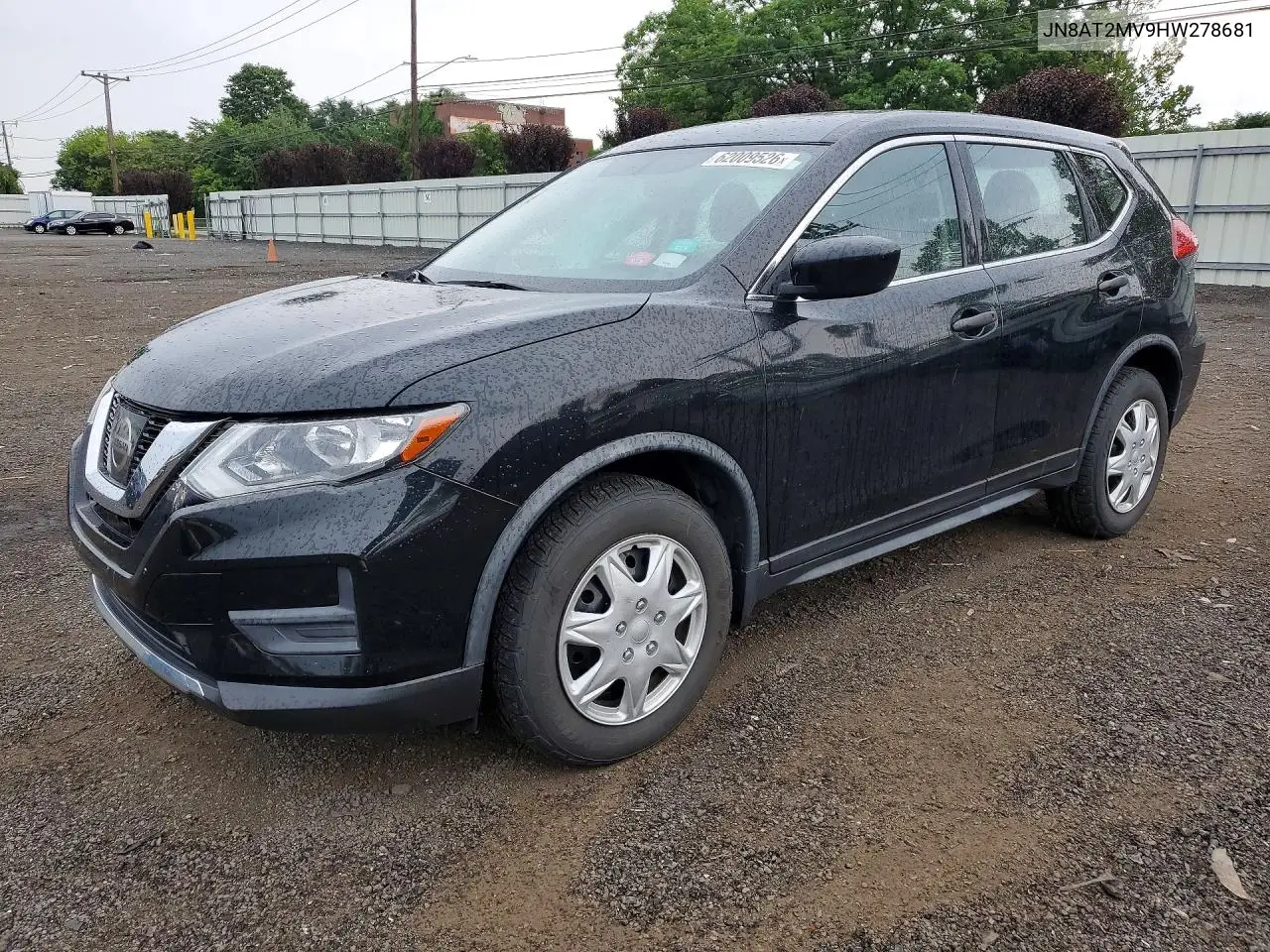 2017 Nissan Rogue S VIN: JN8AT2MV9HW278681 Lot: 62009526