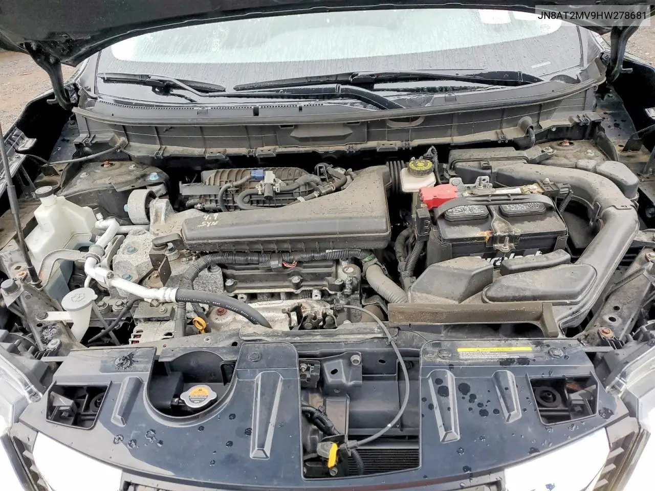 2017 Nissan Rogue S VIN: JN8AT2MV9HW278681 Lot: 62009526