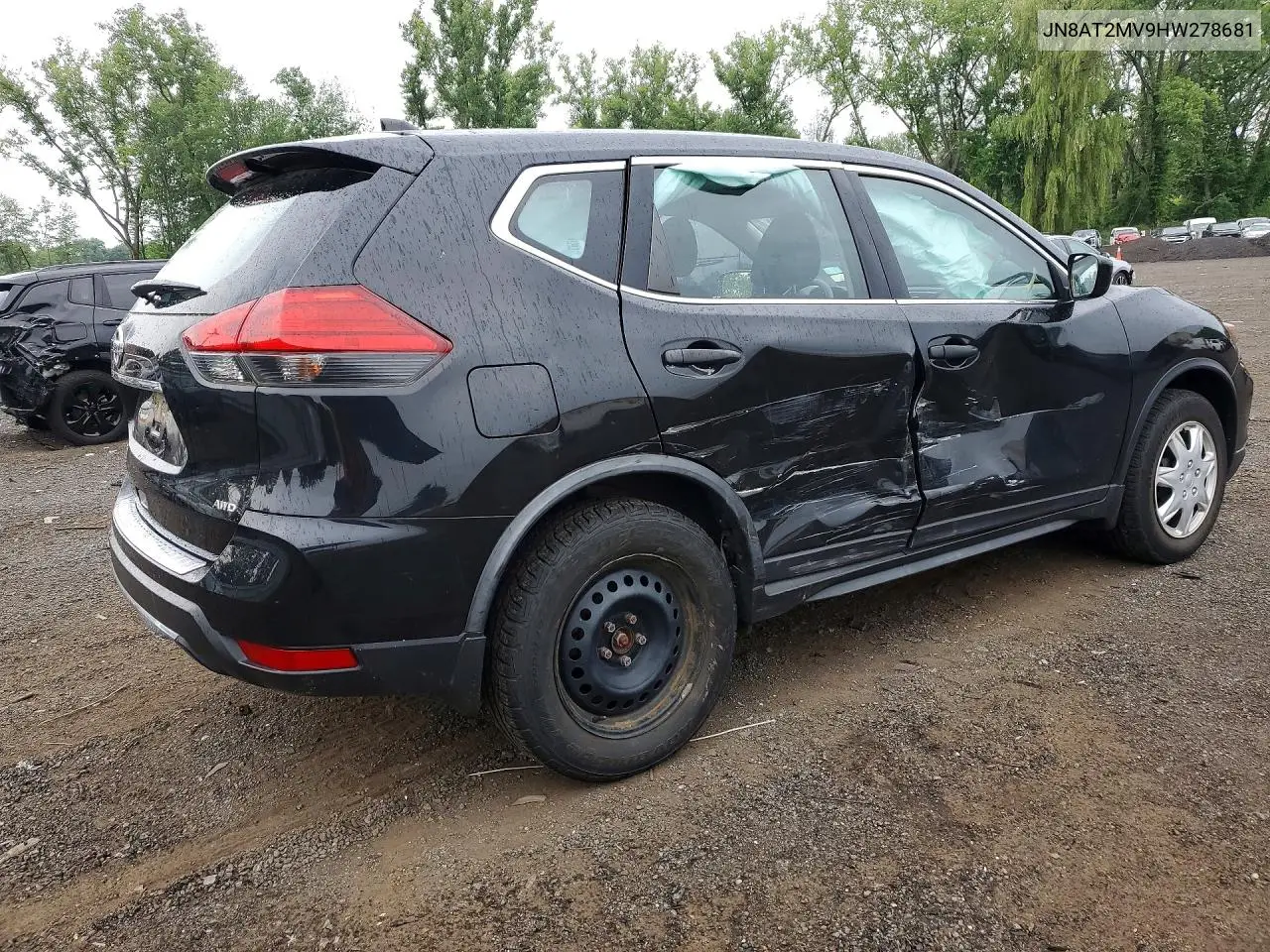 2017 Nissan Rogue S VIN: JN8AT2MV9HW278681 Lot: 62009526