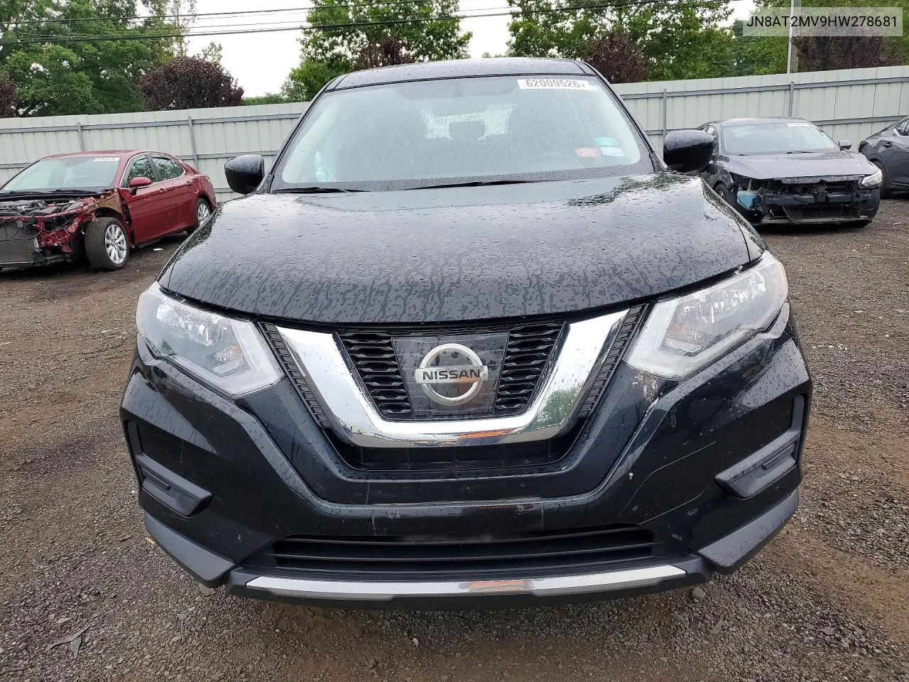 2017 Nissan Rogue S VIN: JN8AT2MV9HW278681 Lot: 62009526