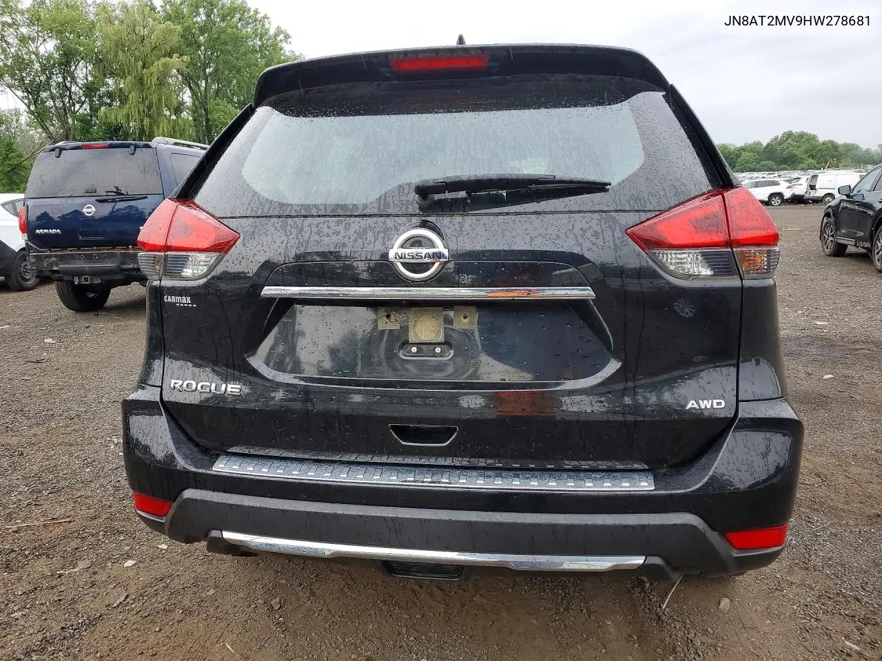 2017 Nissan Rogue S VIN: JN8AT2MV9HW278681 Lot: 62009526