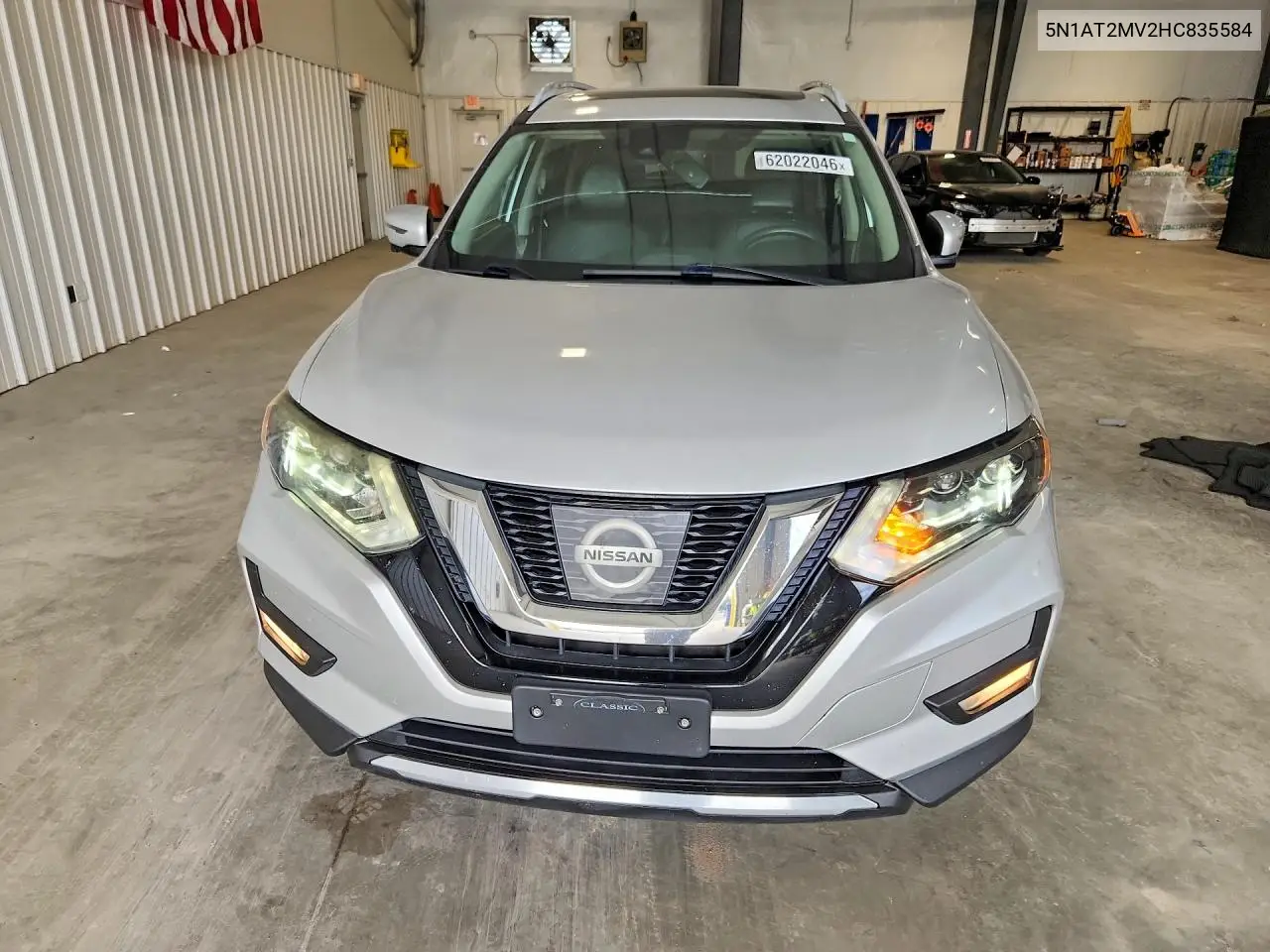 2017 Nissan Rogue Sl VIN: 5N1AT2MV2HC835584 Lot: 62022046