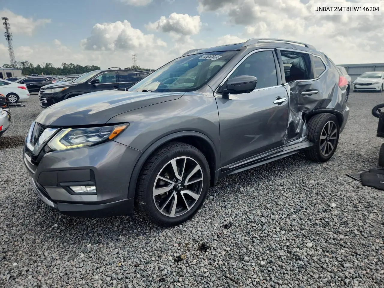 2017 Nissan Rogue Sl VIN: JN8AT2MT8HW146204 Lot: 62058306