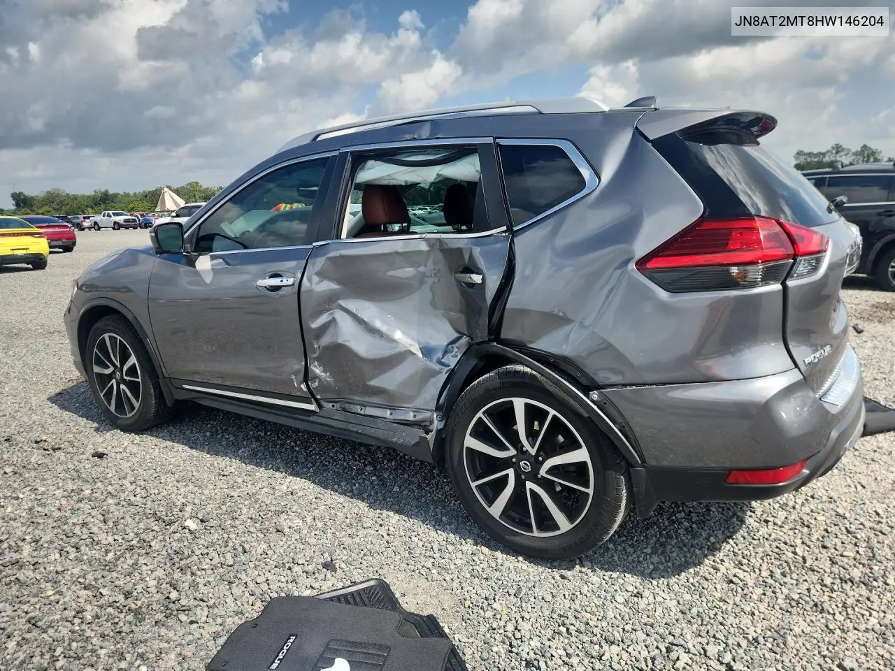 2017 Nissan Rogue Sl VIN: JN8AT2MT8HW146204 Lot: 62058306