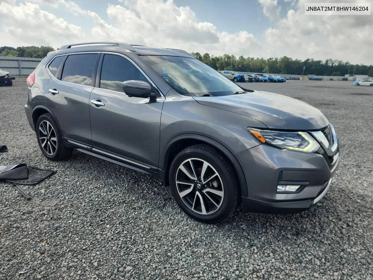 2017 Nissan Rogue Sl VIN: JN8AT2MT8HW146204 Lot: 62058306