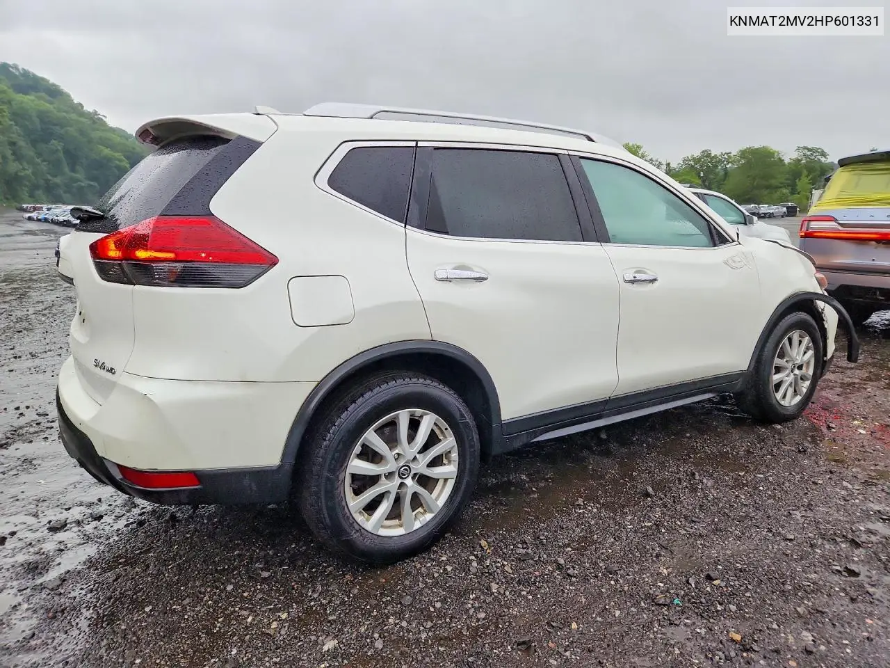 2017 Nissan Rogue Sv VIN: KNMAT2MV2HP601331 Lot: 62129566