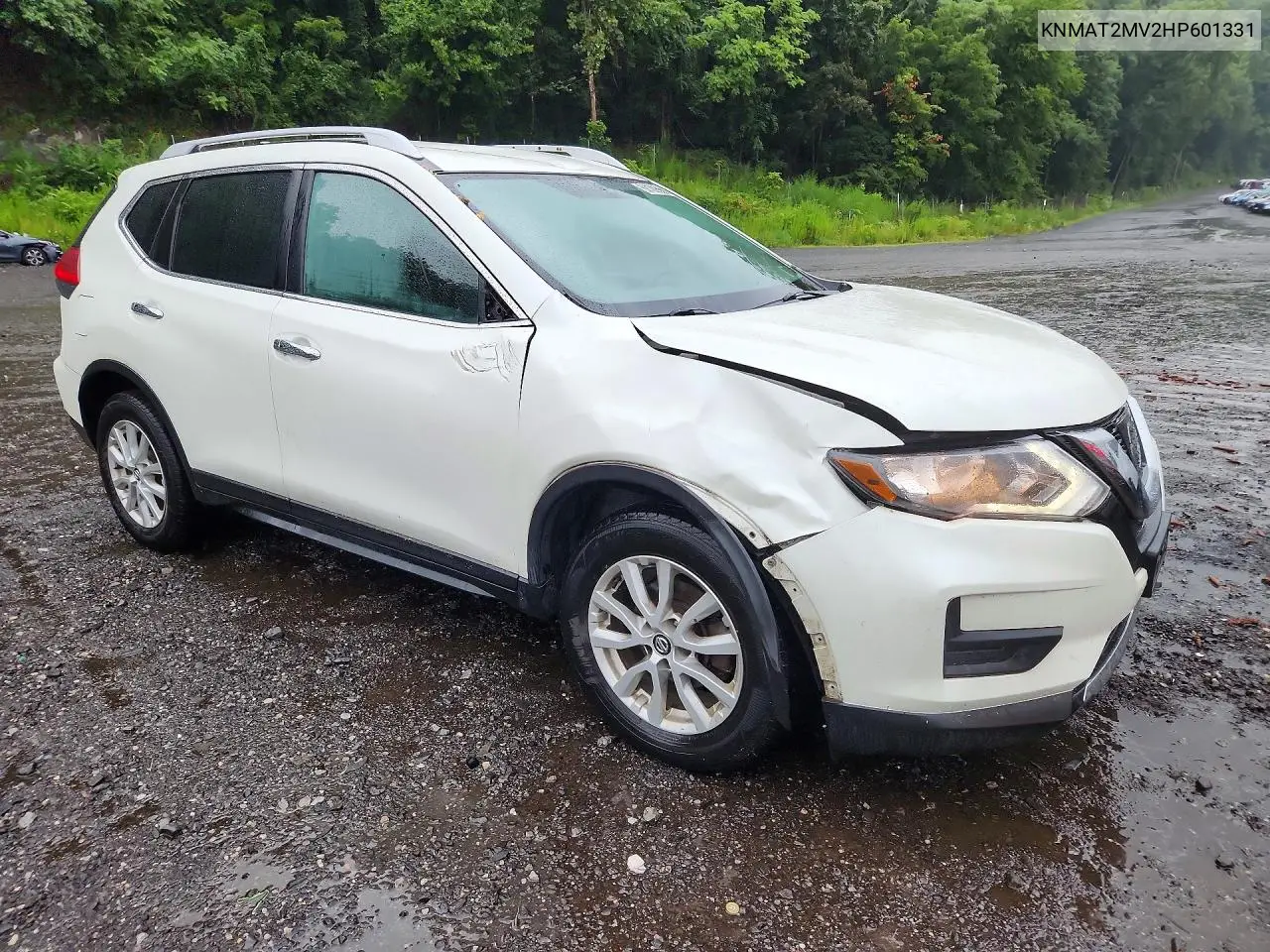 2017 Nissan Rogue Sv VIN: KNMAT2MV2HP601331 Lot: 62129566