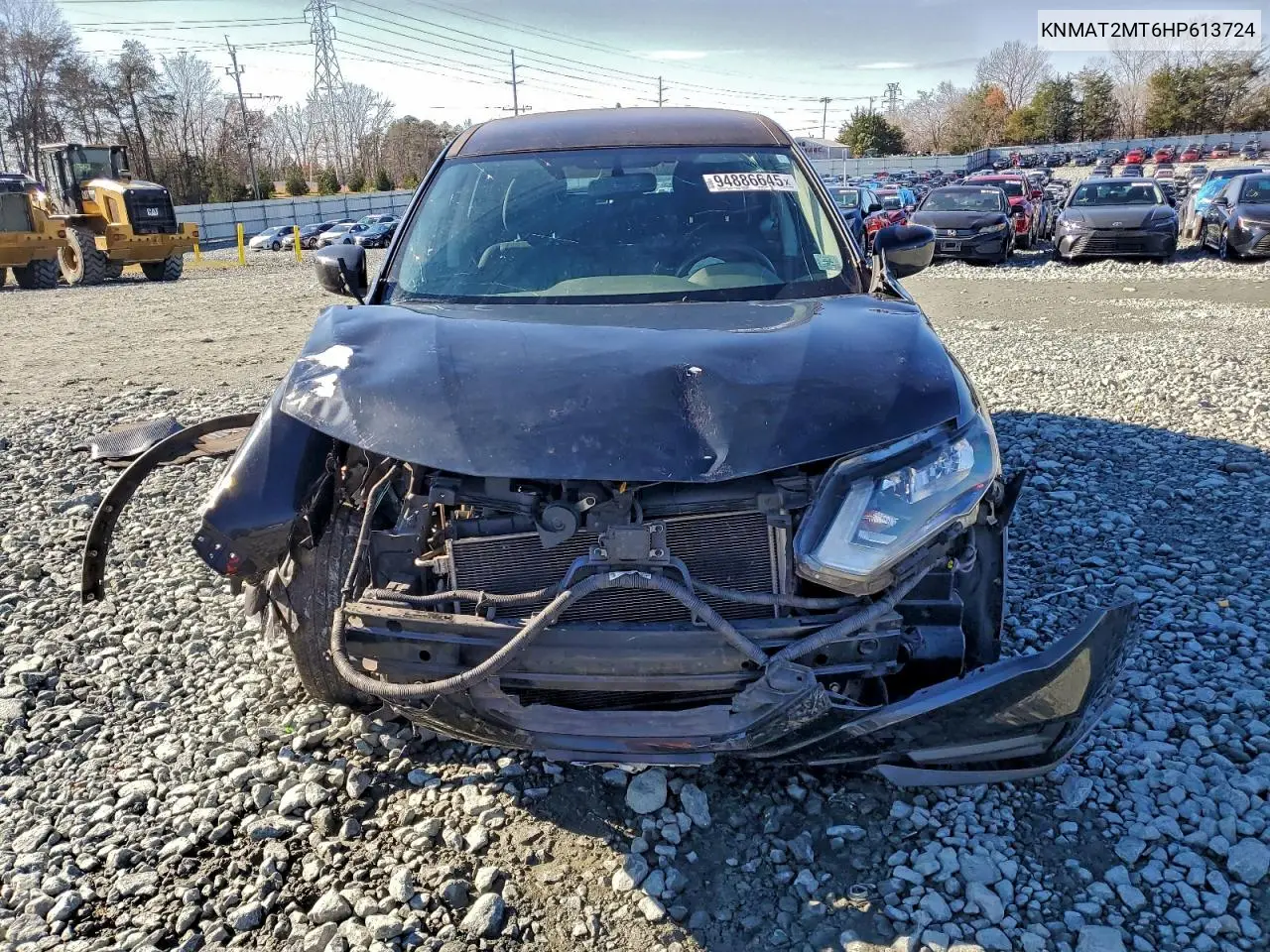 KNMAT2MT6HP613724 2017 Nissan Rogue S