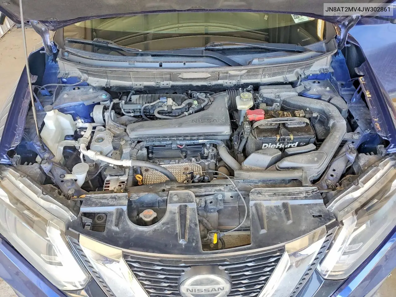 2018 Nissan Rogue Sv VIN: JN8AT2MV4JW302861 Lot: 56593896