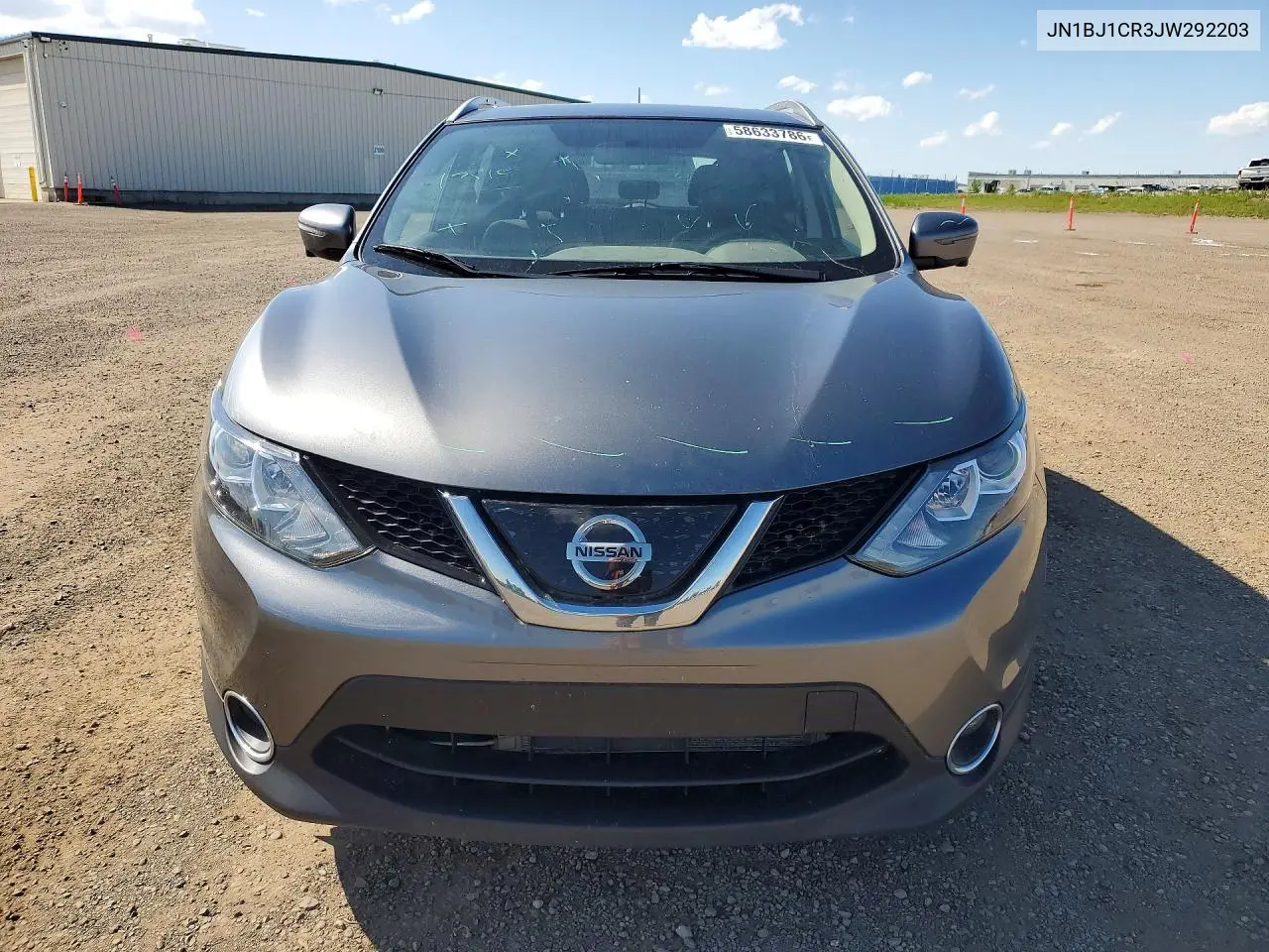 2018 Nissan Qashqai VIN: JN1BJ1CR3JW292203 Lot: 58633786