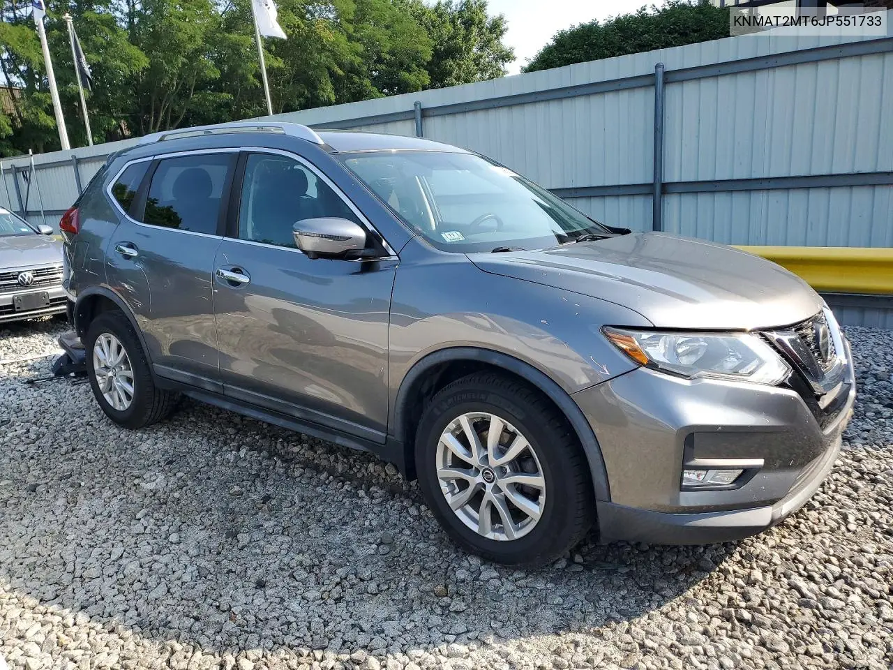 2018 Nissan Rogue Sv VIN: KNMAT2MT6JP551733 Lot: 60980836