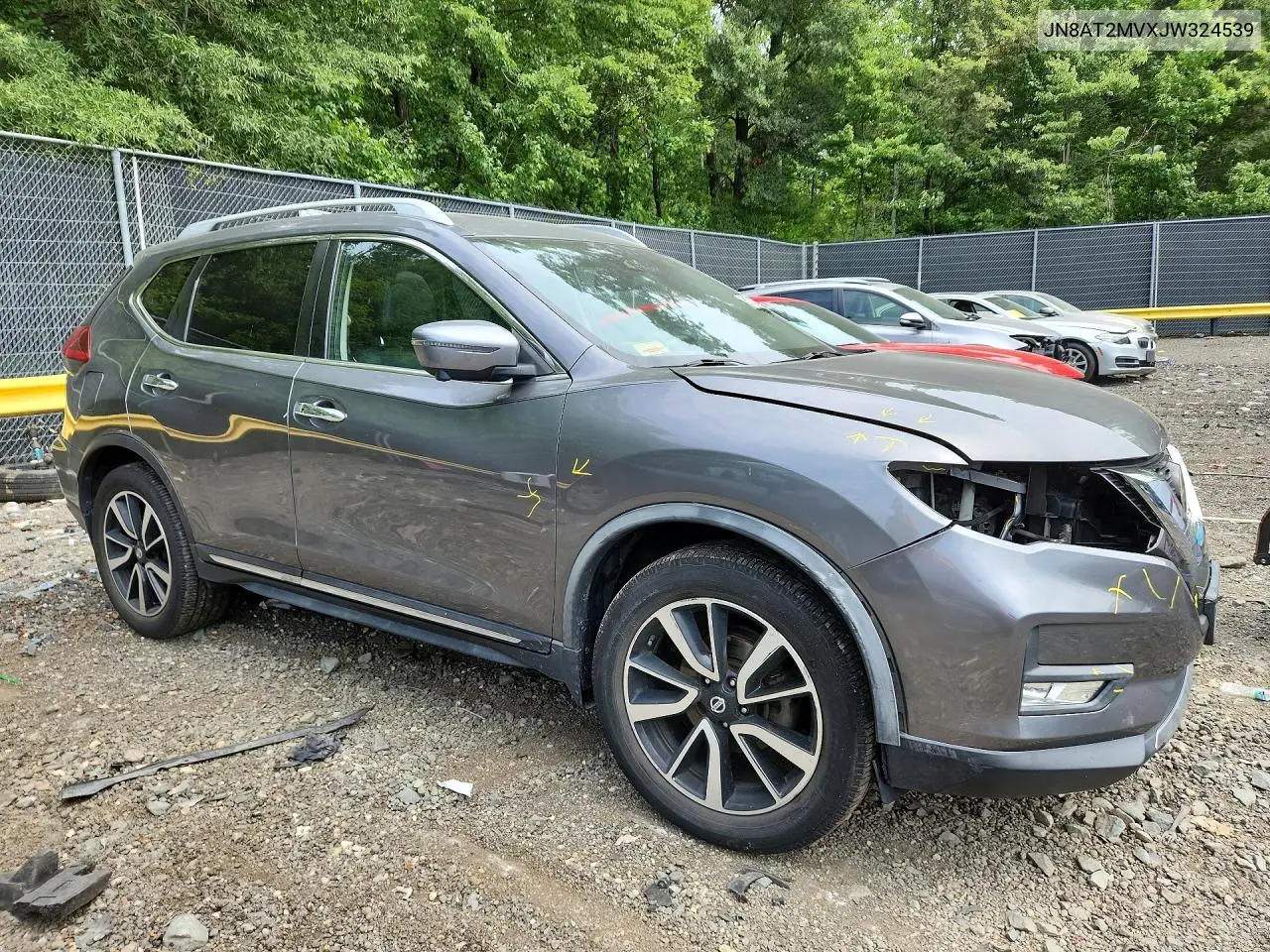 2018 Nissan Rogue Sl VIN: JN8AT2MVXJW324539 Lot: 61718096