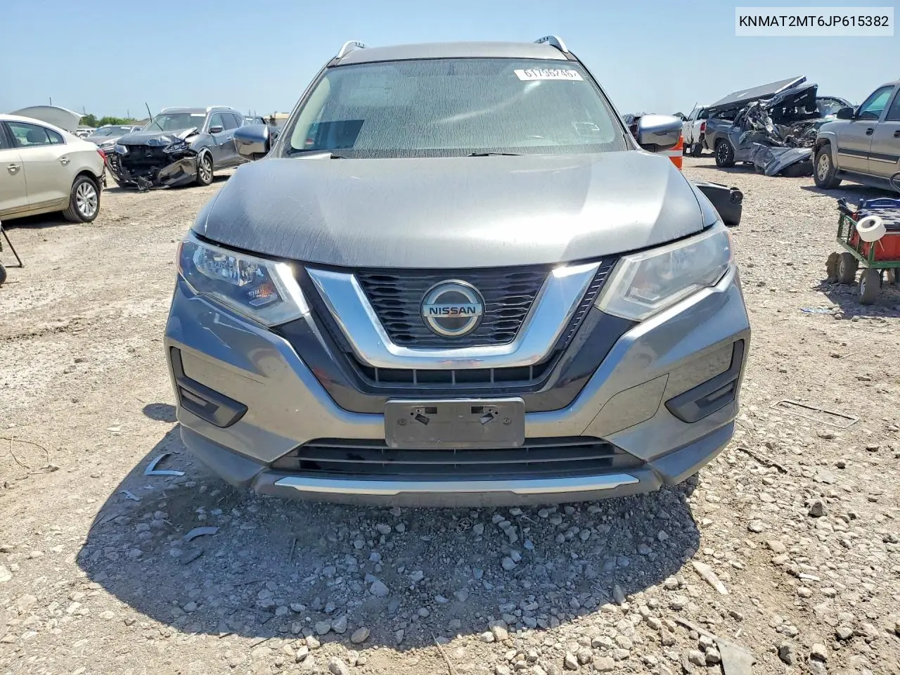 2018 Nissan Rogue Sv VIN: KNMAT2MT6JP615382 Lot: 61796246