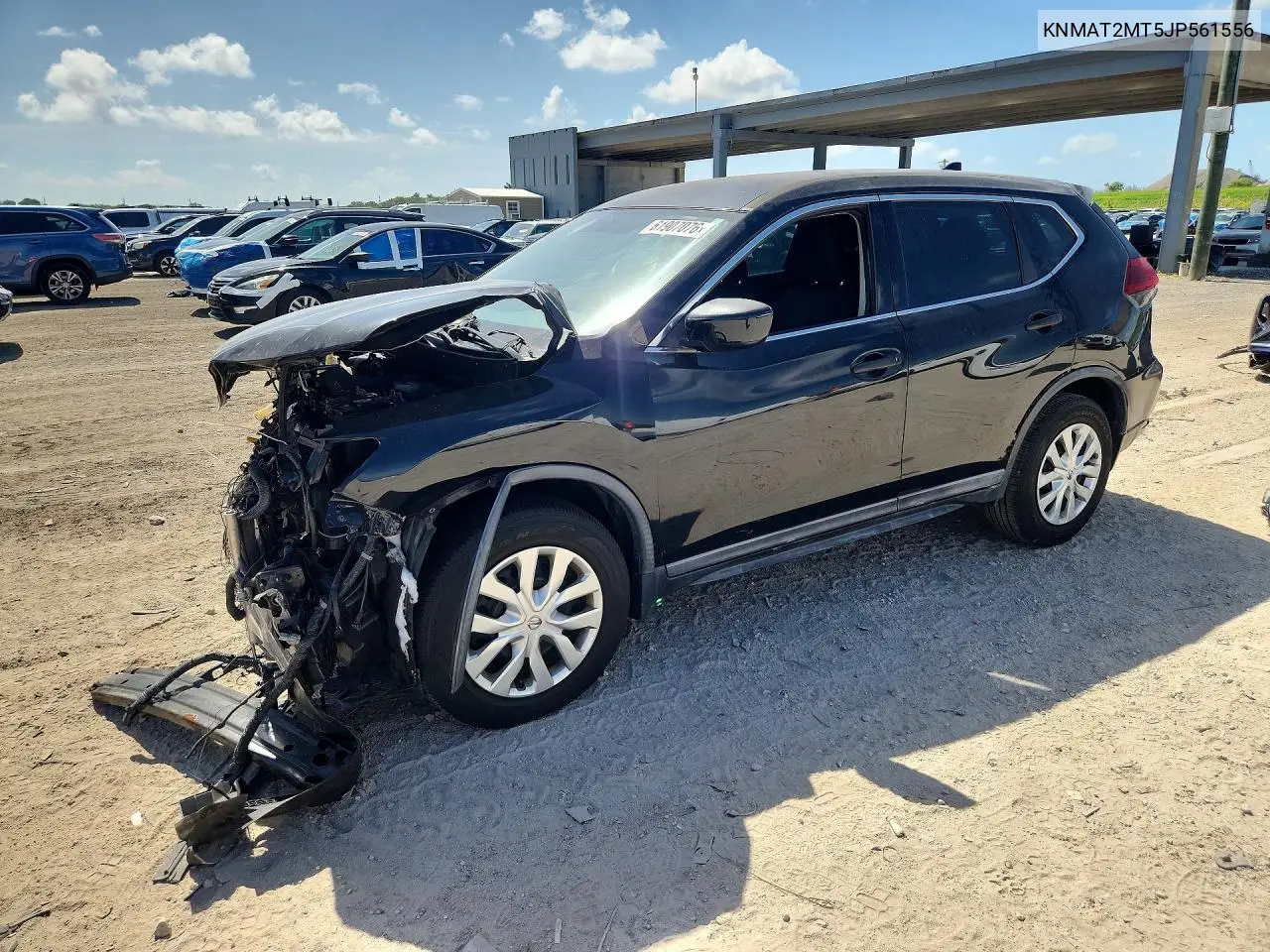 2018 Nissan Rogue S VIN: KNMAT2MT5JP561556 Lot: 61907076