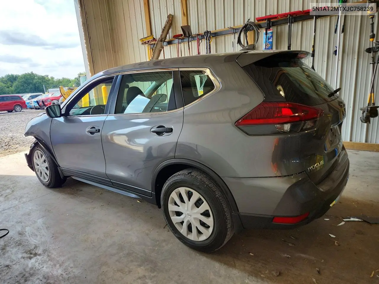2018 Nissan Rogue S VIN: 5N1AT2MTXJC758239 Lot: 61923216