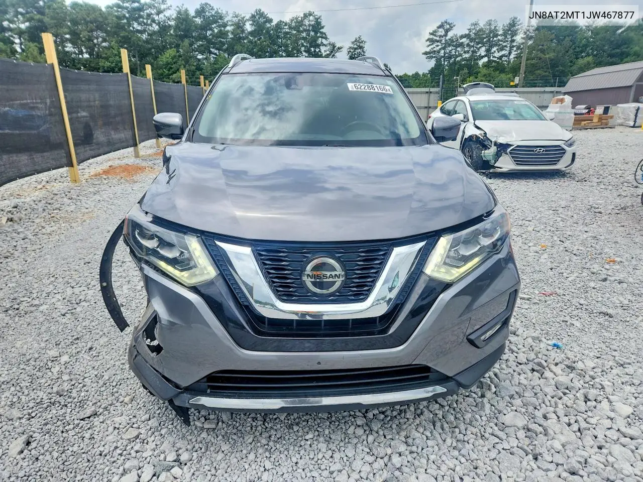 2018 Nissan Rogue Sl VIN: JN8AT2MT1JW467877 Lot: 62288166