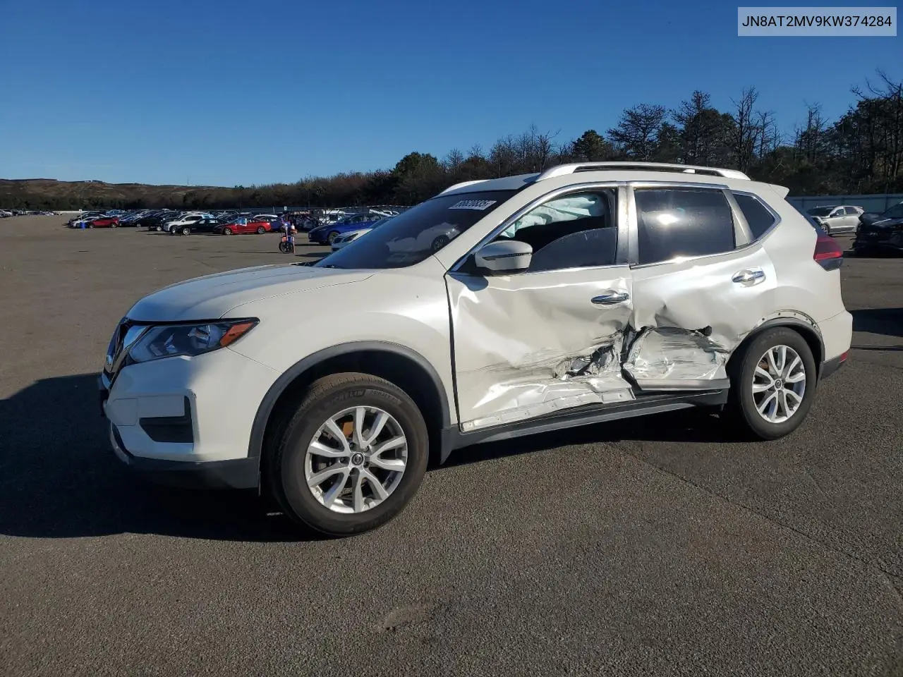 JN8AT2MV9KW374284 2019 Nissan Rogue S
