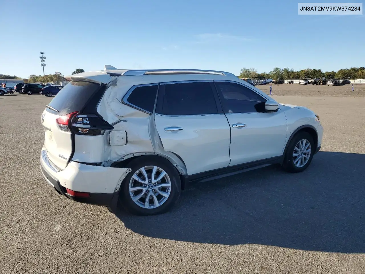 JN8AT2MV9KW374284 2019 Nissan Rogue S