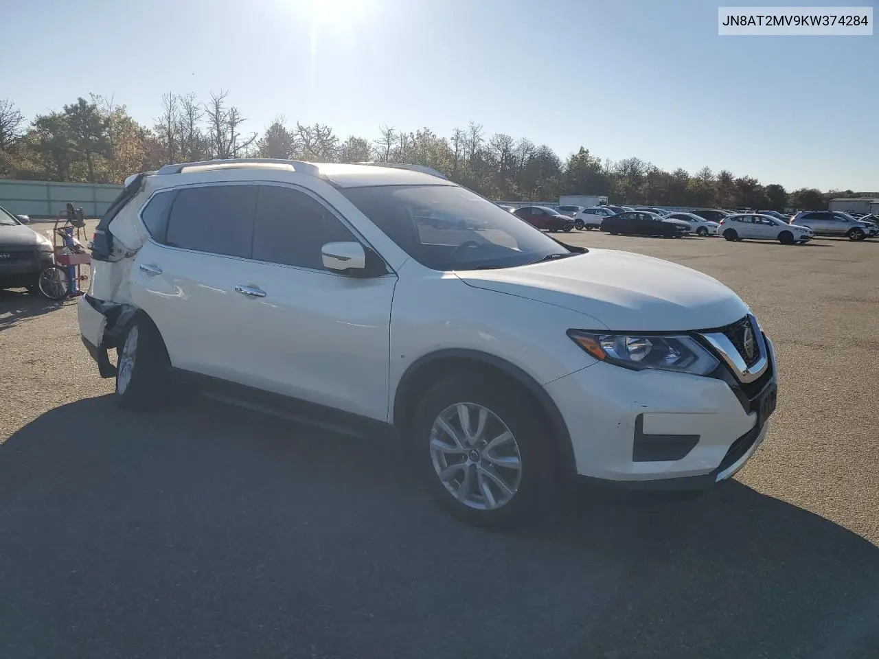 JN8AT2MV9KW374284 2019 Nissan Rogue S