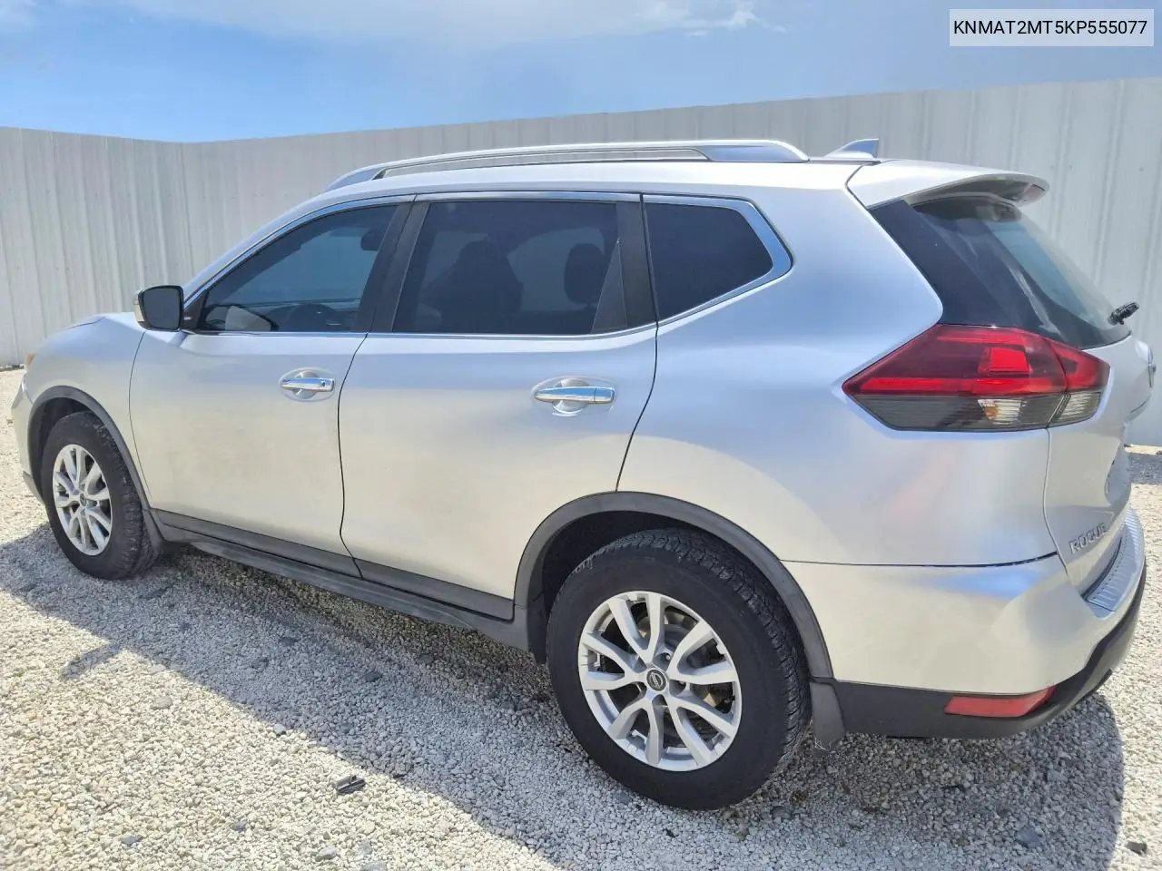 2019 Nissan Rogue S VIN: KNMAT2MT5KP555077 Lot: 58328626